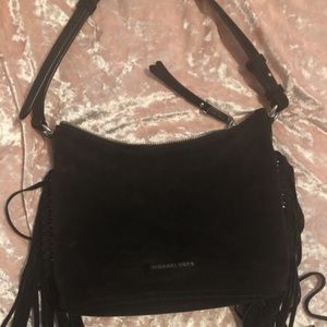 Fringe messenger bag